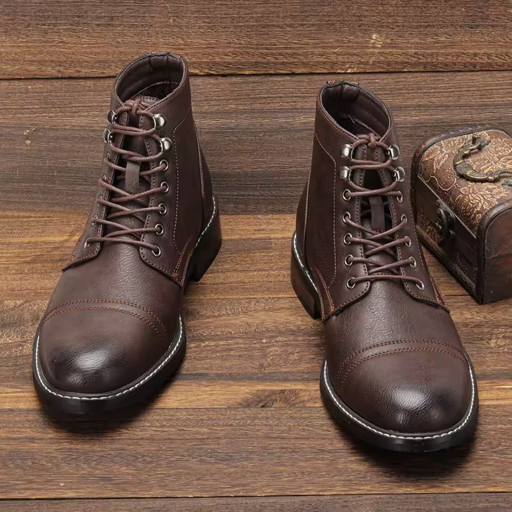 Bota Masculina de Couro Lorennzi Castel 5