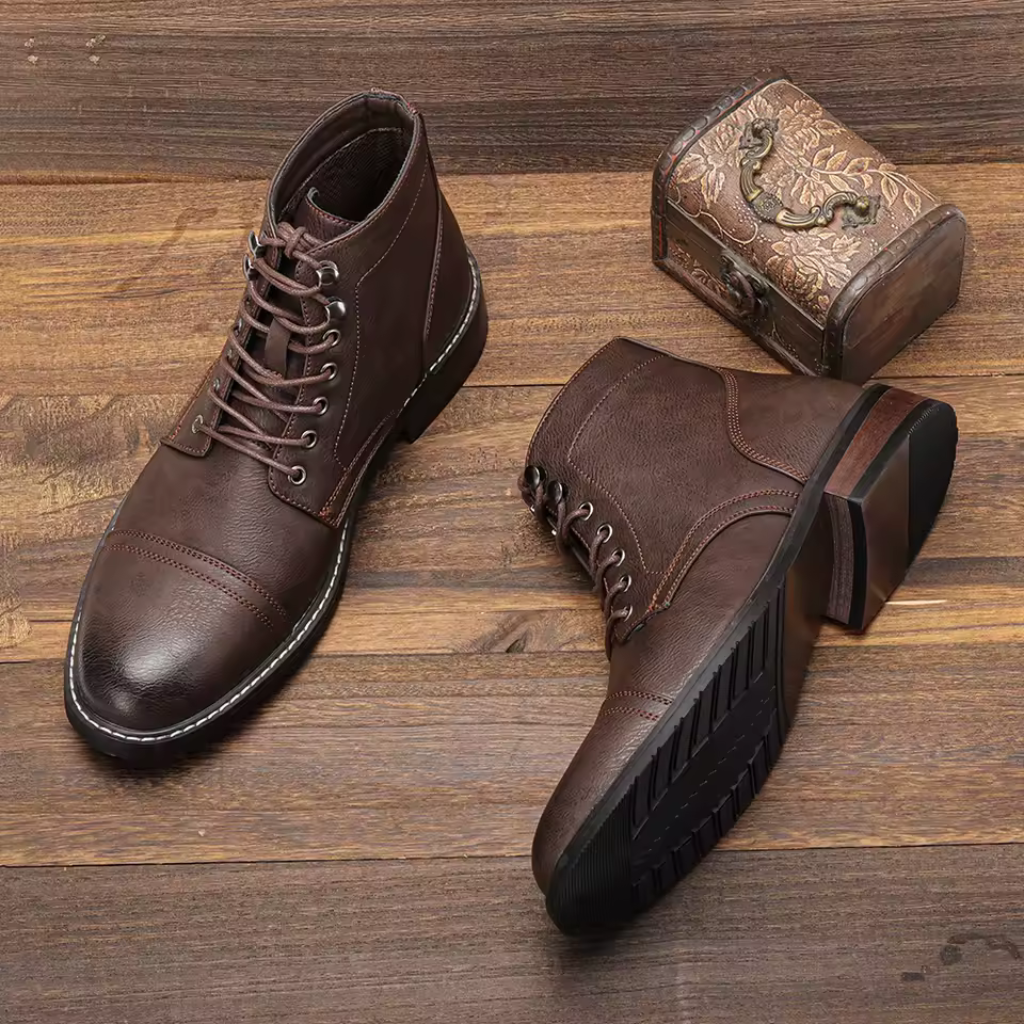 Bota Masculina de Couro Lorennzi Castel 6