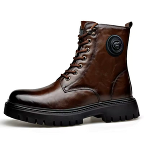 Bota Masculina de Couro Lorennzi Castor 2