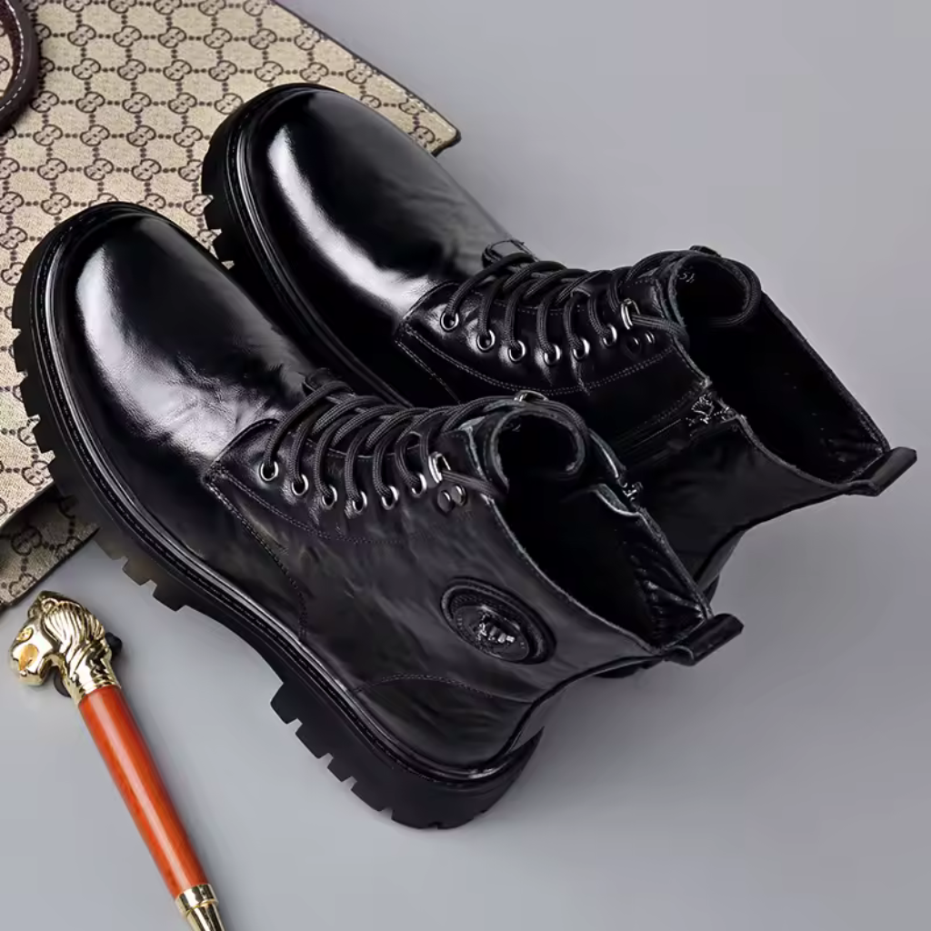 Bota Masculina de Couro Lorennzi Castor 3