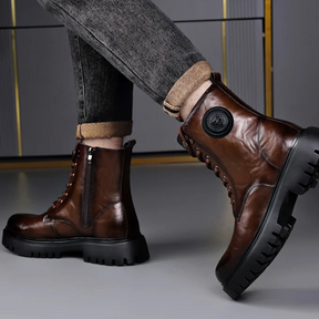 Bota Masculina de Couro Lorennzi Castor 5