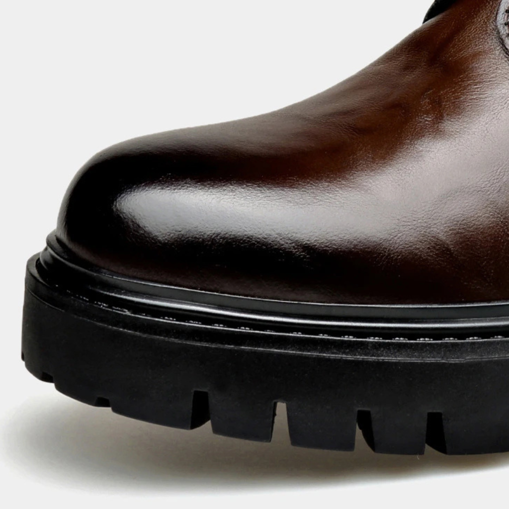 Bota Masculina de Couro Lorennzi Castor 8