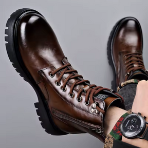 Bota Masculina de Couro Lorennzi Castor 9