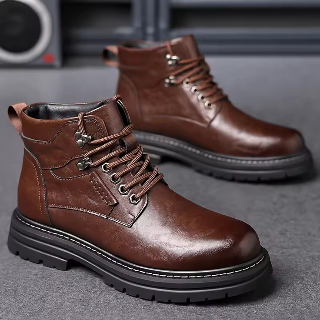 Bota Masculina de Couro Lorennzi Rawdenim 3
