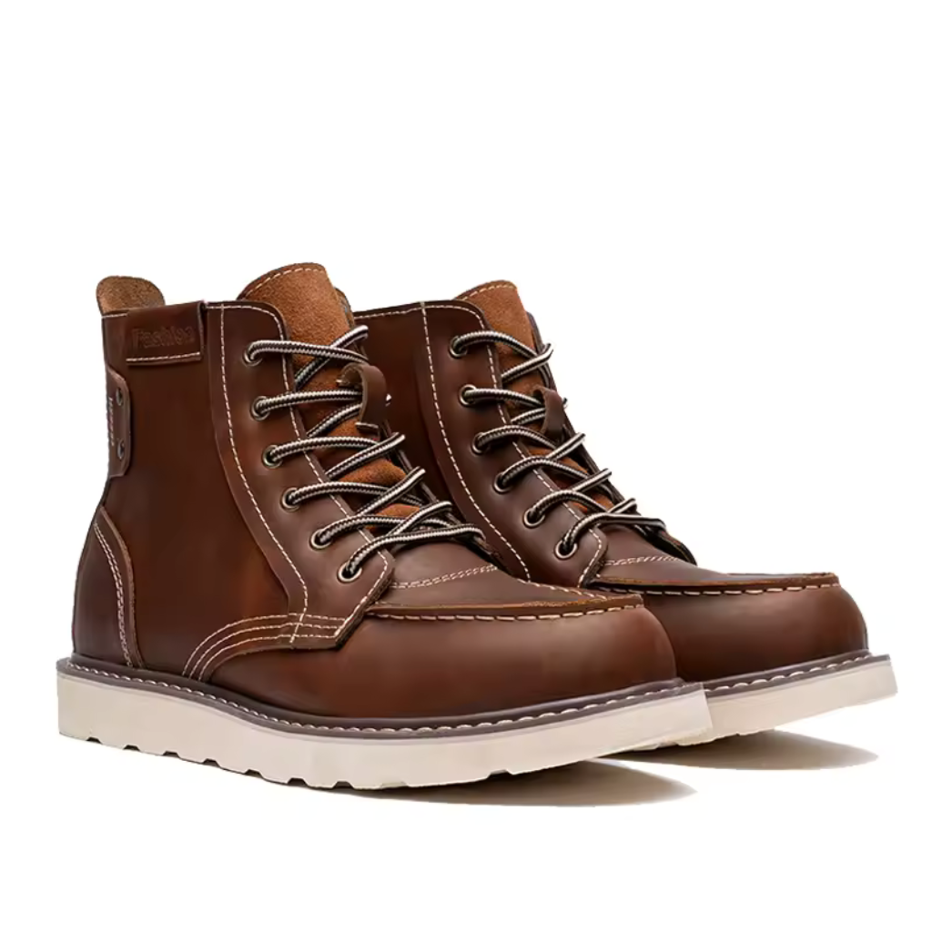 Bota Masculina de Couro Lorennzi Retro 3