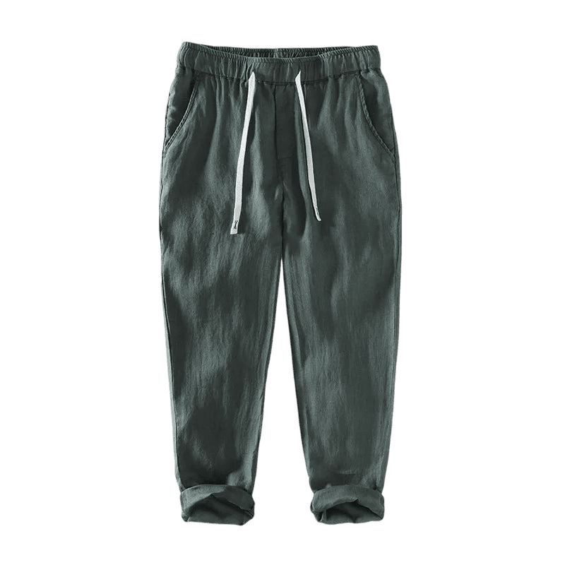 Calca de Linho Masculina Lorennzi Cinque 4