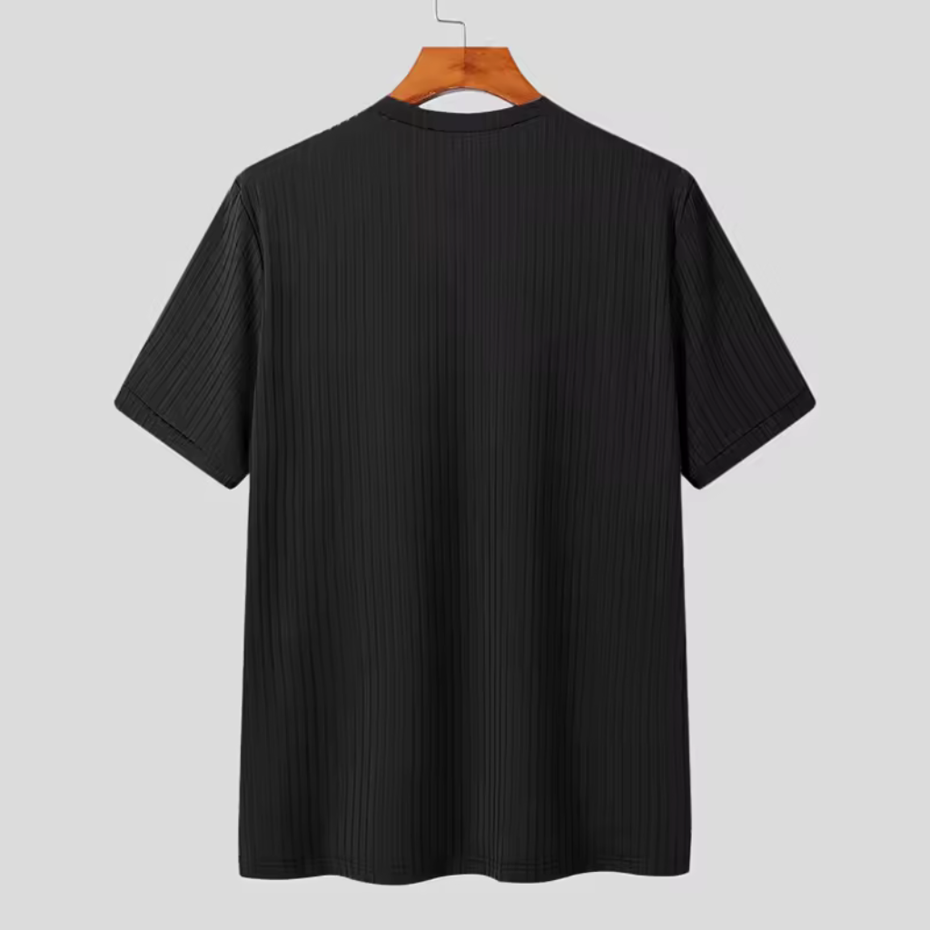 Camisa Básica Masculina Lorennzi Nero 3