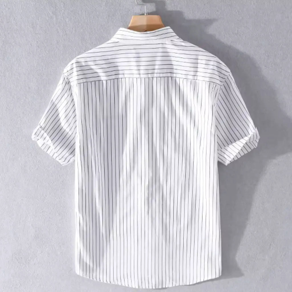 Camisa Manga Curta Listrada Lorennzi Mare 6