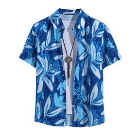 Camisa Manga Curta Lorennzi Waves