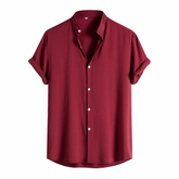 Camisa Masculina Lisa Gola Padre Lorennzi