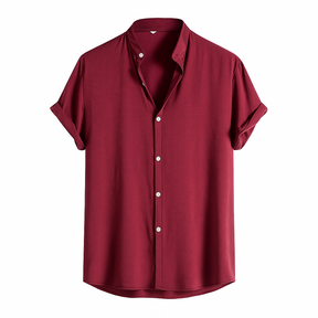 Camisa Masculina Lisa Gola Padre Lorennzi