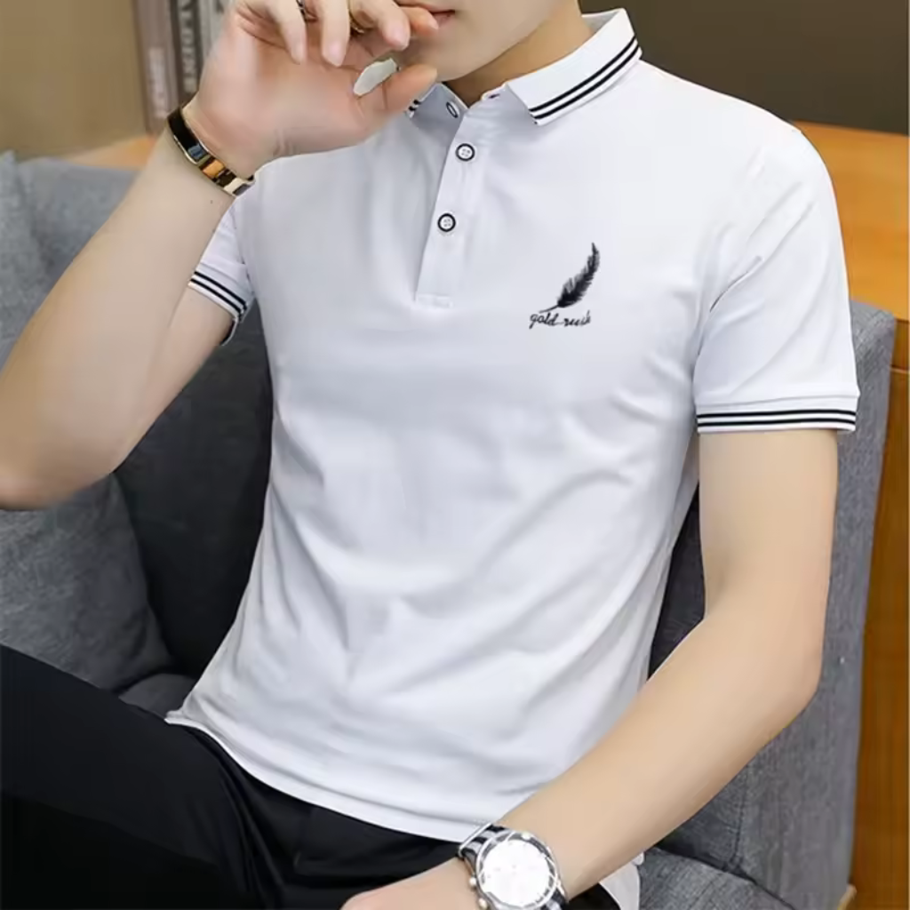 Camisa Polo Masculina Lorennzi Gold 3