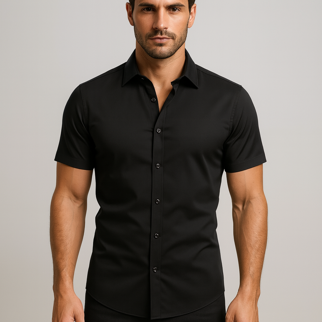Camisa Polo Masculina Lorennzi Nero 2
