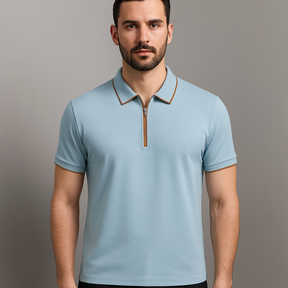 Camisa Polo Masculina de Seda Lorennzi 2