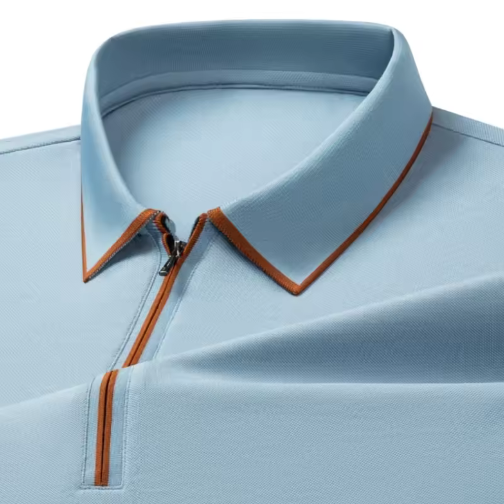 Camisa Polo Masculina de Seda Lorennzi 8
