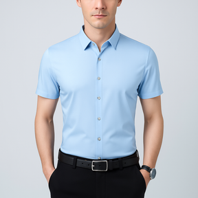 Camisa Social Masculina Lorennzi Azure 2