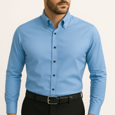 Camisa Social Slim Lorennzi em Seda Gelo 2