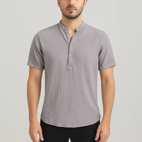 Camisa de Linho Masculina Lorennzi Azure 2