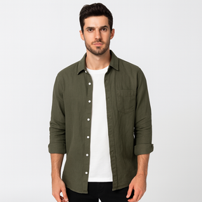 Camisa de Linho Masculina Lorennzi Bosco 2