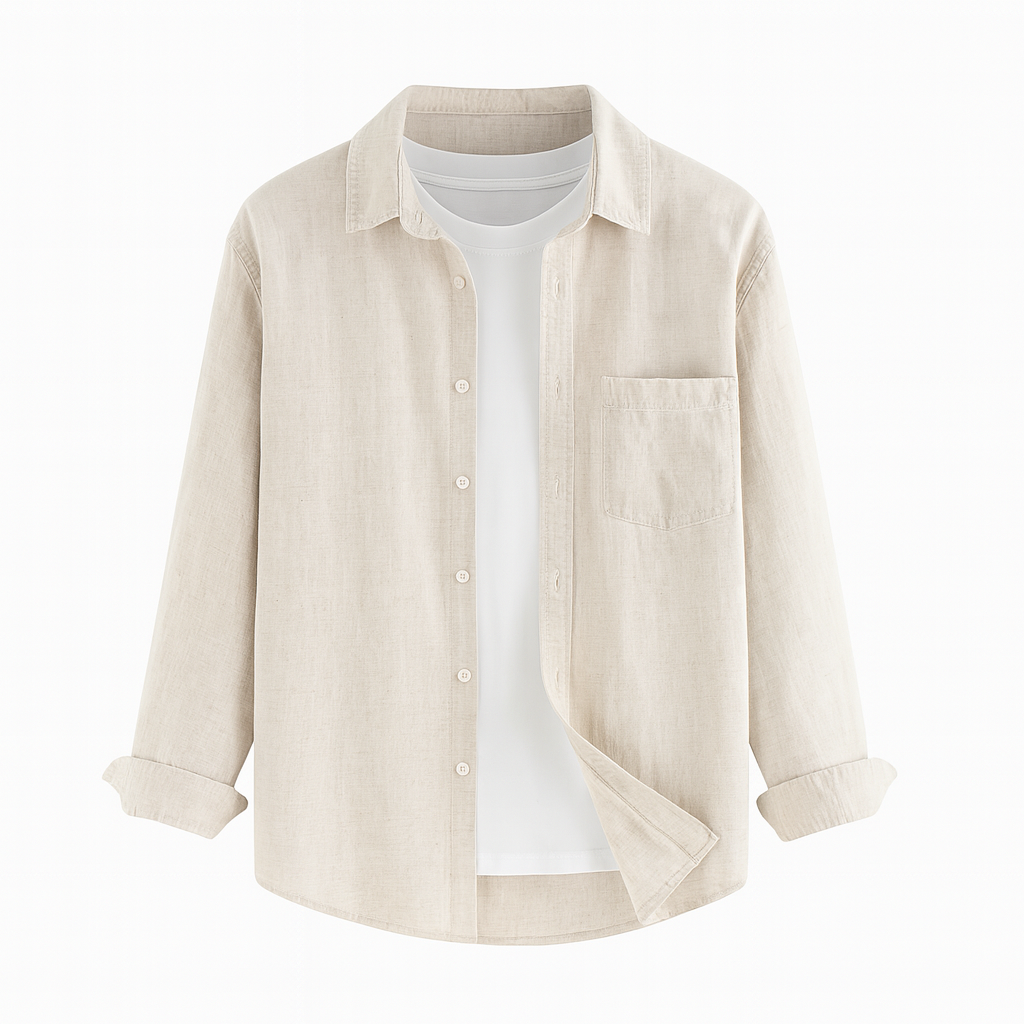 Camisa de Linho Masculina Lorennzi Duna