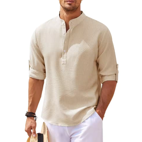 Camisa de Linho Masculina Lorennzi Mare 3