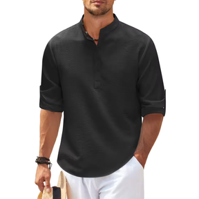 Camisa de Linho Masculina Lorennzi Mare 4