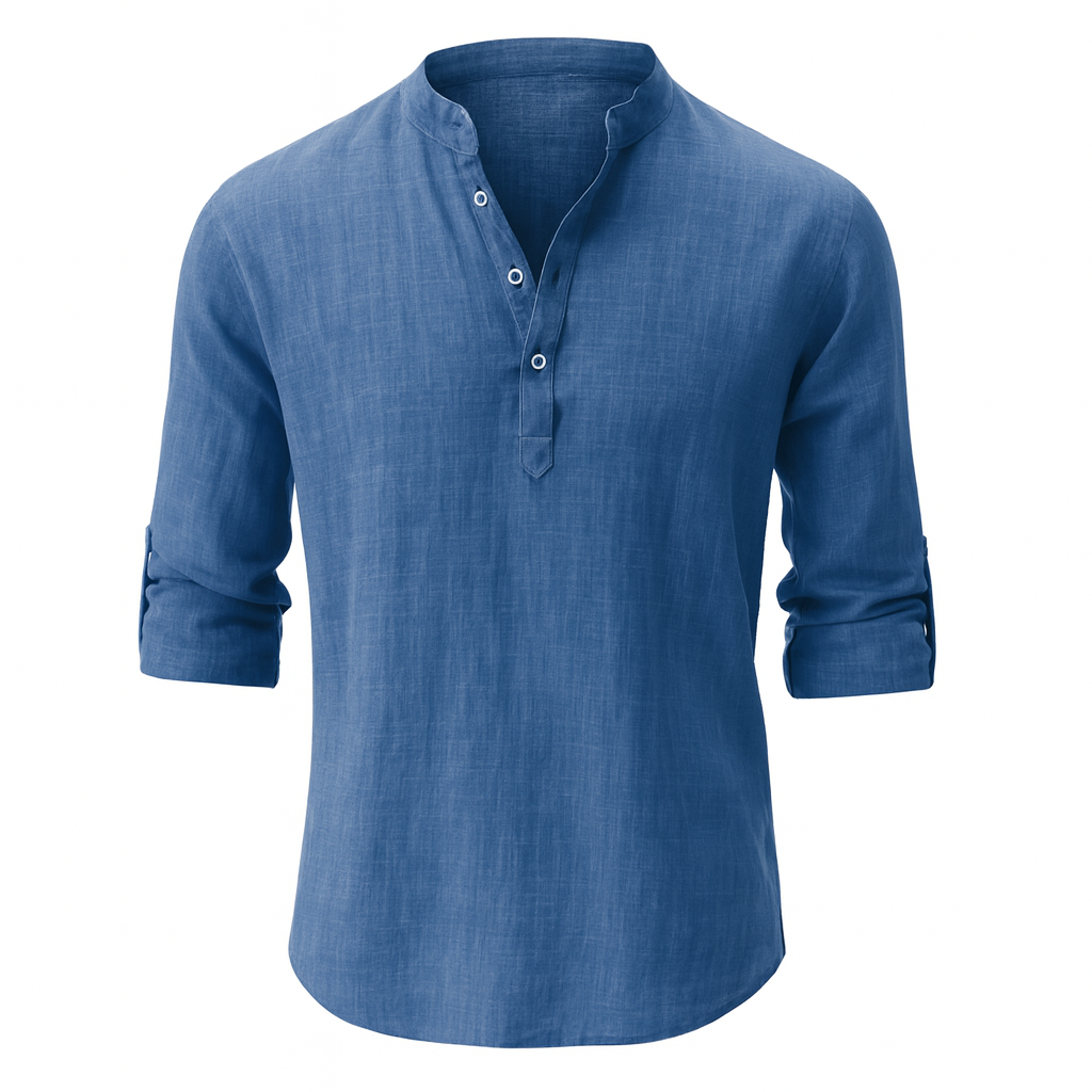 Camisa de Linho Masculina Lorennzi Ocean 5