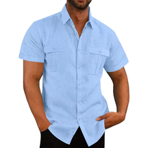 Camisa de Linho Masculina Lorennzi Orla 6