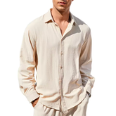 Camisa de Linho Masculina Lorennzi Positano 3