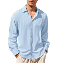 Camisa de Linho Masculina Lorennzi Positano 5
