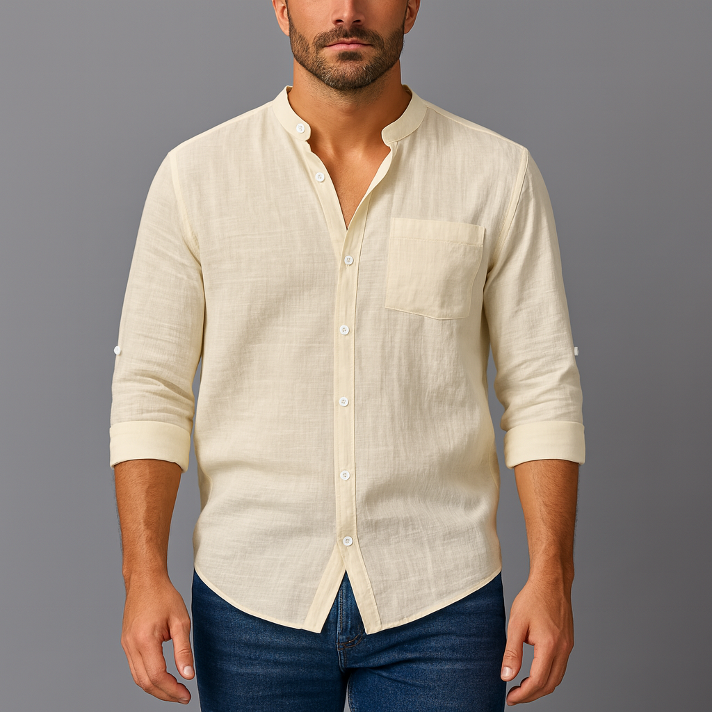 Camisa de Linho Masculina Lorennzi Roma