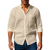 Camisa de Linho Masculina Lorennzi Roma 4