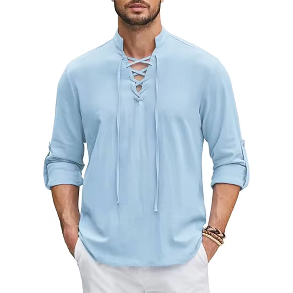 Camisa de Linho Masculina Lorennzi Sicilia 4