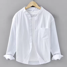 Camisa de Linho Masculina Lorennzi Trento 7