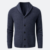 Cardigan Masculino Gola em V Lorennzi 4