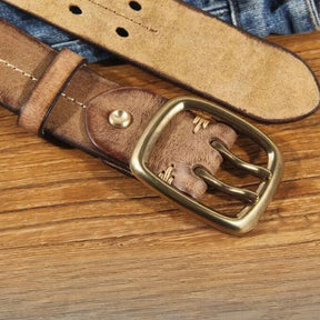 Cinto Masculino de Couro Artesanal Lorennzi 11