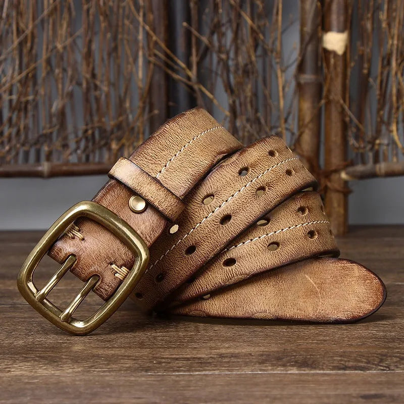 Cinto Masculino de Couro Artesanal Lorennzi 7