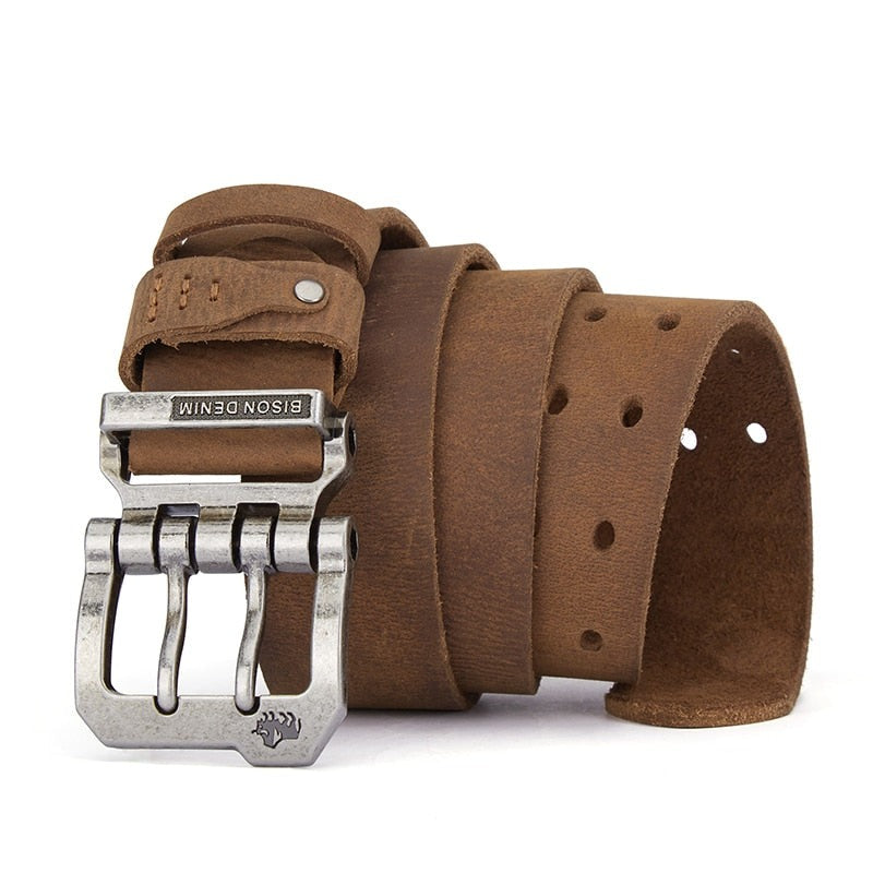 Cinto Masculino de Couro Denim Lorennzi 3