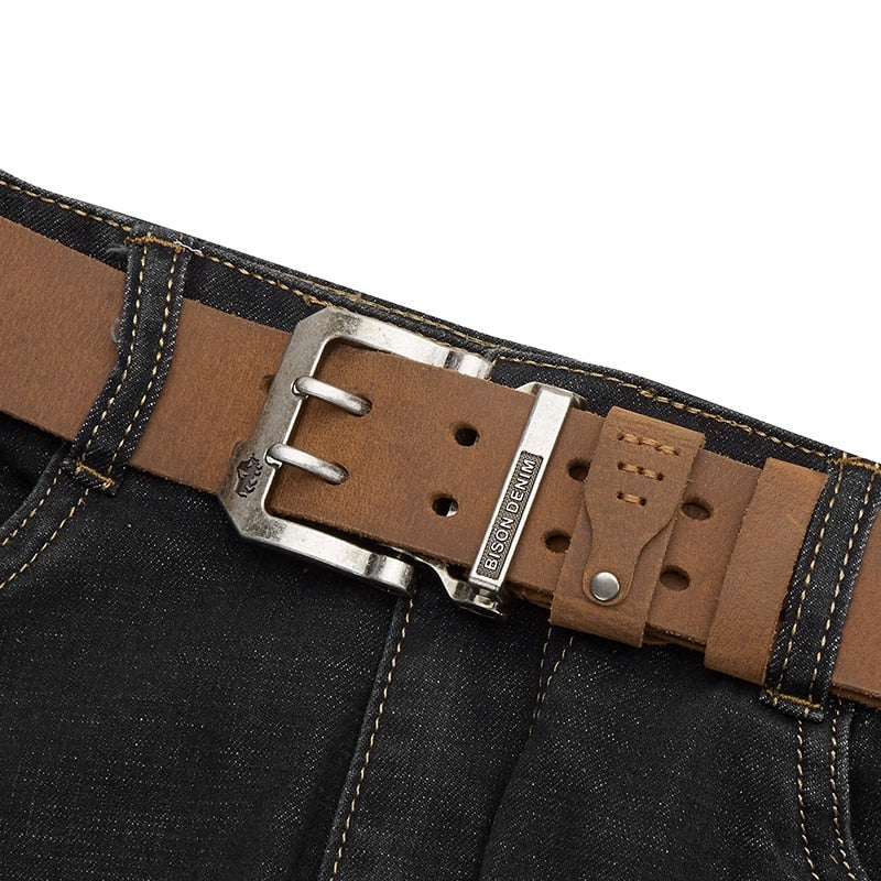 Cinto Masculino de Couro Denim Lorennzi 7