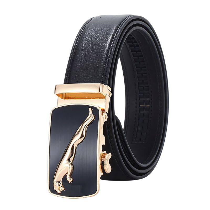 Cinto Masculino de Couro Lorennzi Jaguar