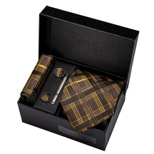 Conjunto Gravata Xadrez de Seda Lorennzi 11