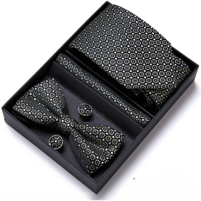 Conjunto Premium de Gravata Estampada Ferretti 4