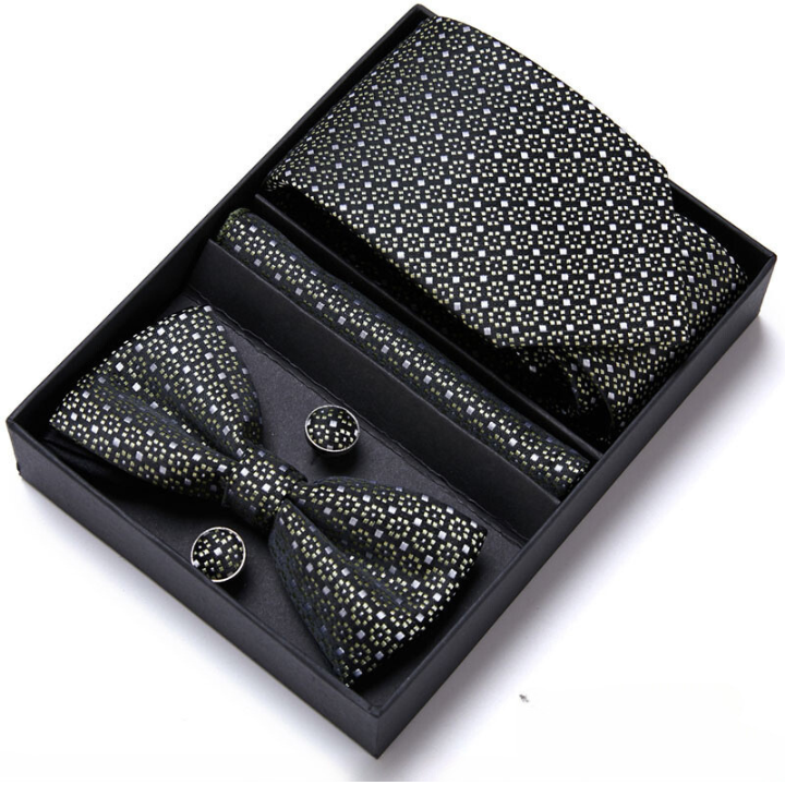 Conjunto Premium de Gravata Estampada Ferretti 4