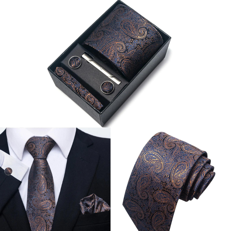 Gravata Estampada Conjunto Lorennzi 4