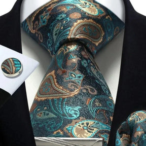 Gravata Estampada Conjunto de Seda Valentini 5