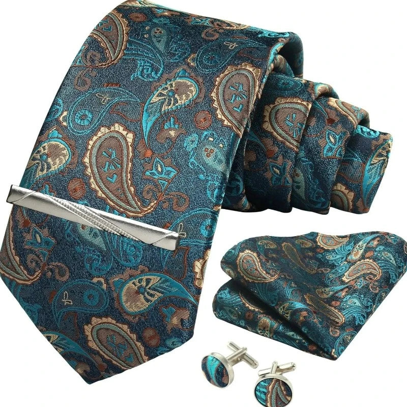 Gravata Estampada Conjunto de Seda Valentini 6