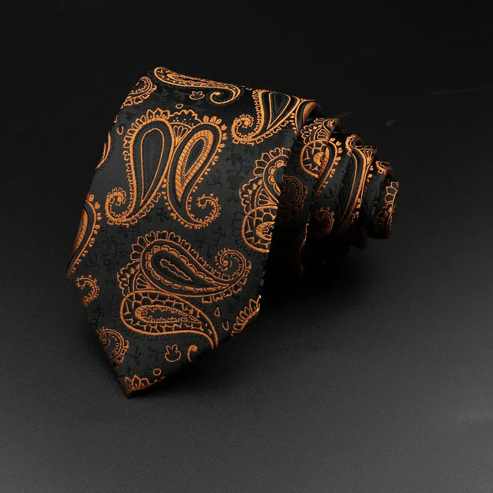 Gravata Estampada Floral Roman 12