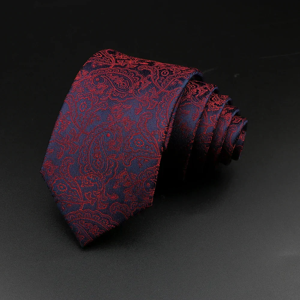 Gravata Estampada Floral Roman 17