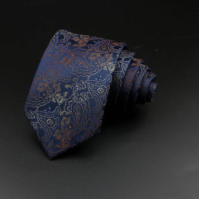 Gravata Estampada Floral Roman 18