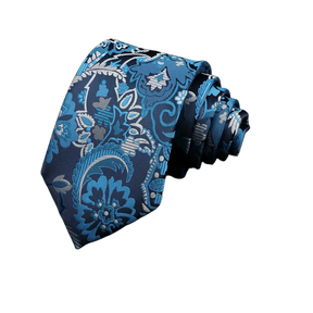 Gravata Estampada Floral Roman